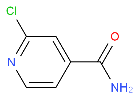 2-chloropyridine-4-carboxamide_分子结构_CAS_)