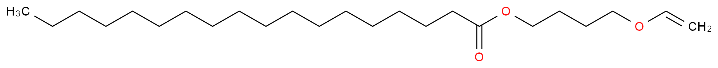 4-(ethenyloxy)butyl octadecanoate_分子结构_CAS_209072-71-9