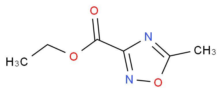 Ethyl 5-methyl-[1,2,4]oxadiazole-3-carboxylate_分子结构_CAS_40699-38-5)