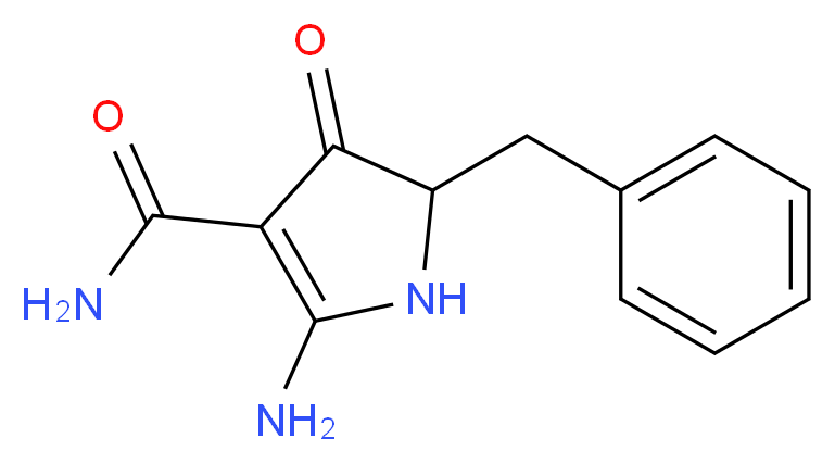 2-amino-5-benzyl-4-oxo-4,5-dihydro-1H-pyrrole-3-carboxamide_分子结构_CAS_)