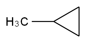 Methylcyclopropane_分子结构_CAS_594-11-6)