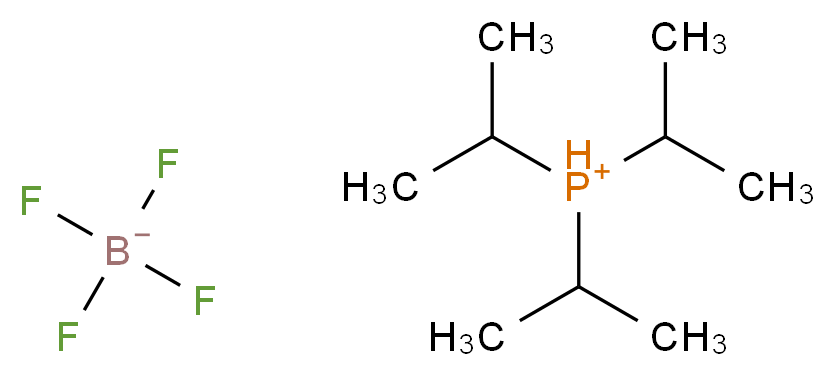 tetrafluoroboranuide; tris(propan-2-yl)phosphanium_分子结构_CAS_121099-07-8