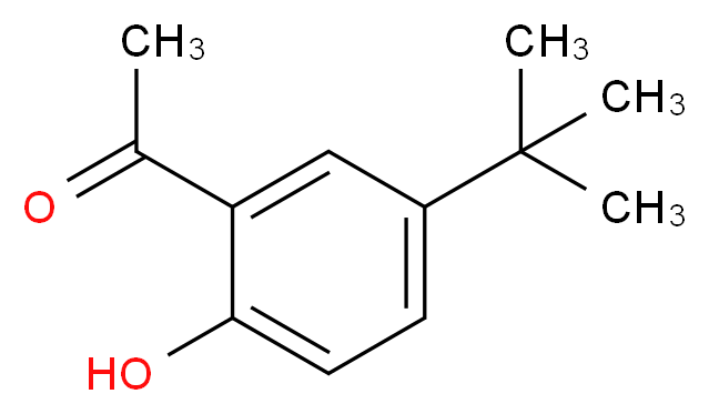 1-(5-tert-butyl-2-hydroxyphenyl)ethan-1-one_分子结构_CAS_57373-81-6