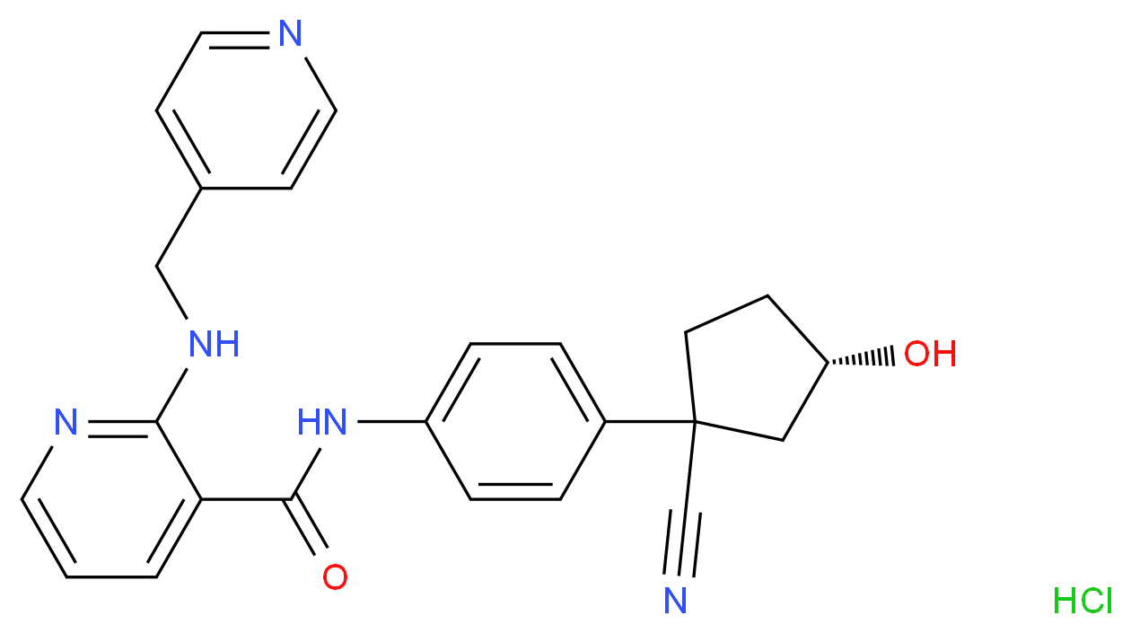 rac trans-3-Hydroxy Apatinib Hydrochloride _分子结构_CAS_)