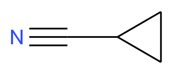 Cyclopropanecarbonitrile 98%_分子结构_CAS_5500-21-0)