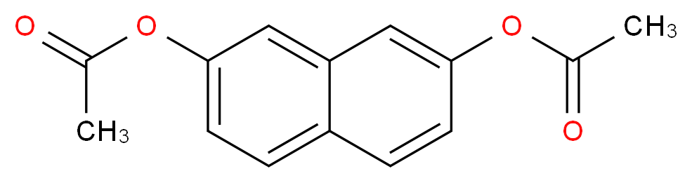 7-(acetyloxy)naphthalen-2-yl acetate_分子结构_CAS_22472-26-0