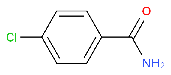 4-chlorobenzamide_分子结构_CAS_619-56-7