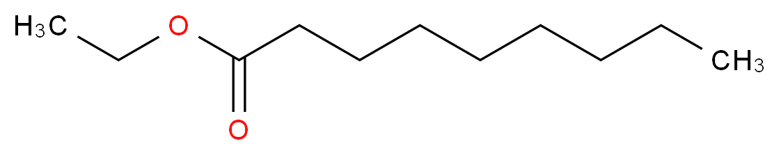 ethyl nonanoate_分子结构_CAS_123-29-5