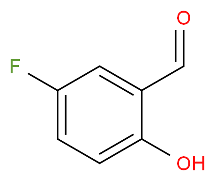 5-fluoro-2-hydroxybenzaldehyde_分子结构_CAS_347-54-6