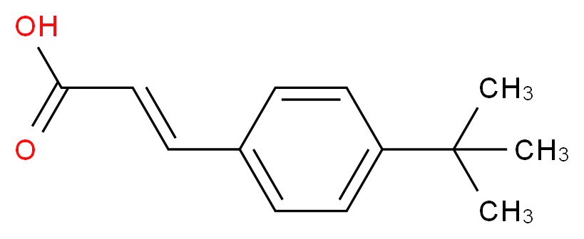 3-(4-tert-butylphenyl)acrylic acid_分子结构_CAS_1208-65-7)