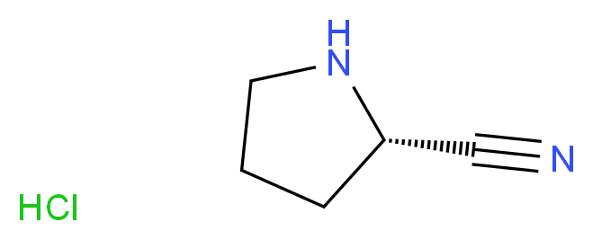 (S)-2-Cyano-pyrrolidine hydrochloride_分子结构_CAS_65732-69-6)