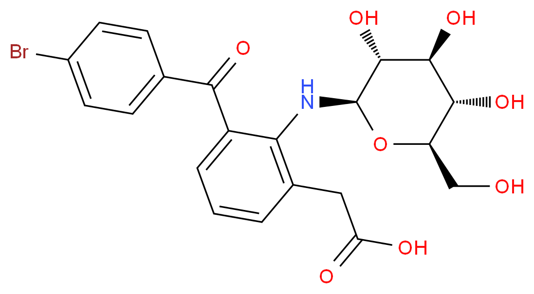 Bromfenac N-β-D-Glucoside_分子结构_CAS_212266-82-5)