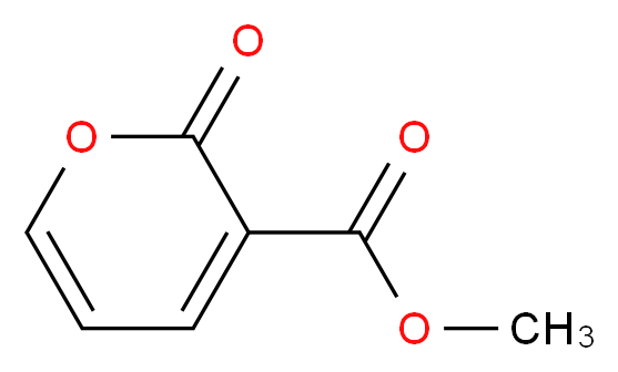 2-氧代-2H-吡喃-3-甲酸甲酯_分子结构_CAS_25991-27-9)