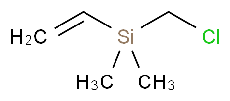 (chloromethyl)(ethenyl)dimethylsilane_分子结构_CAS_16709-86-7