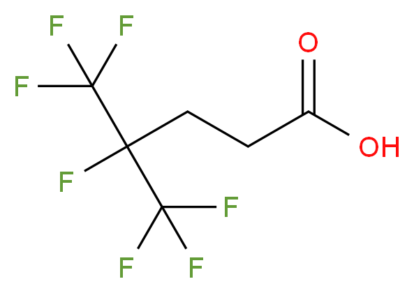 4,5,5,5-tetrafluoro-4-(trifluoromethyl)pentanoic acid_分子结构_CAS_243139-62-0