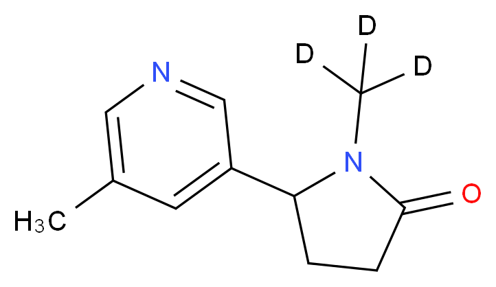 5-Methylcotinine-d3_分子结构_CAS_1217003-12-7)