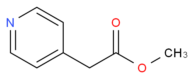 methyl 2-(pyridin-4-yl)acetate_分子结构_CAS_29800-89-3)