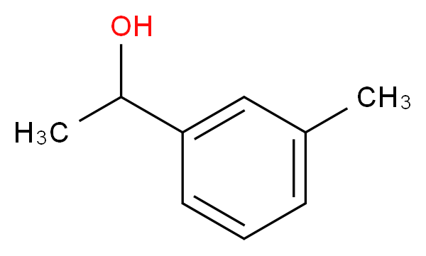 1-(3-methylphenyl)ethan-1-ol_分子结构_CAS_25675-28-9