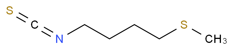 1-isothiocyanato-4-(methylsulfanyl)butane_分子结构_CAS_4430-36-8