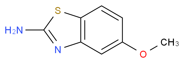 2-Amino-5-methoxy-1,3-benzothiazole_分子结构_CAS_54346-87-1)