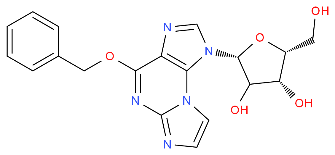 O6-Benzyl-N2,3-etheno Guanosine_分子结构_CAS_108060-84-0)