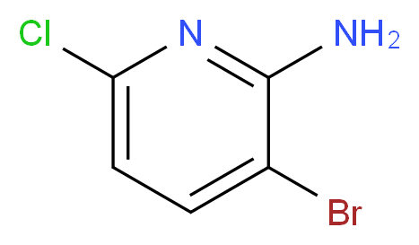 3-Bromo-6-chloropyridin-2-amine_分子结构_CAS_442127-50-6)