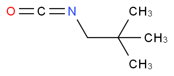 1-isocyanato-2,2-dimethylpropane_分子结构_CAS_15592-29-7)