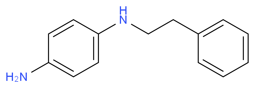 1-N-(2-phenylethyl)benzene-1,4-diamine_分子结构_CAS_39563-55-8