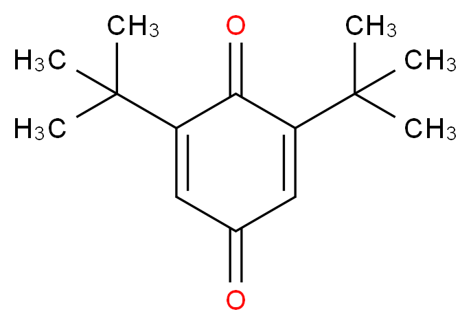 2,6-di-tert-butylcyclohexa-2,5-diene-1,4-dione_分子结构_CAS_719-22-2