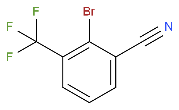 2-bromo-3-(trifluoromethyl)benzonitrile_分子结构_CAS_914637-07-3