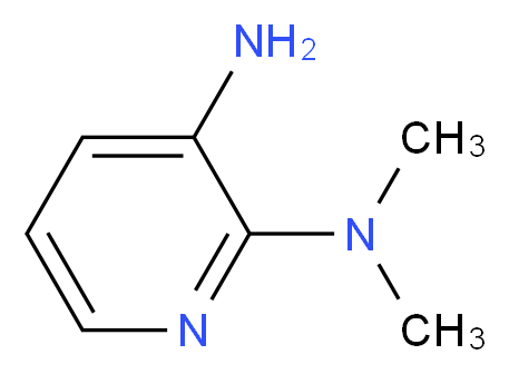 2-N,2-N-dimethylpyridine-2,3-diamine_分子结构_CAS_5028-25-1