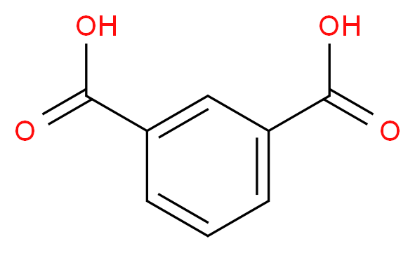 benzene-1,3-dicarboxylic acid_分子结构_CAS_121-91-5