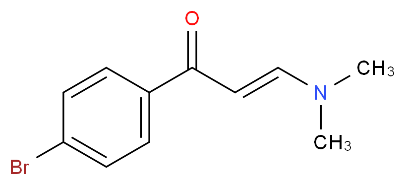 1-(4-溴苯基)-3-二甲基氨基-2-丙烯-1-酮_分子结构_CAS_73387-60-7)