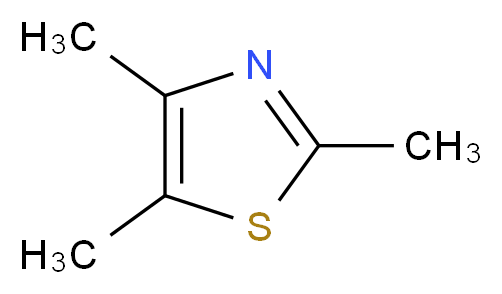 2,4,5-Trimethylthiazole_分子结构_CAS_13623-11-5)