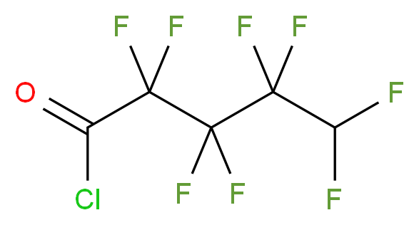 5H-Octafluoropentanoyl chloride 97%_分子结构_CAS_376-71-6)