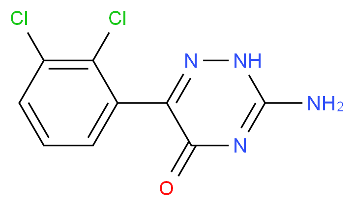 5-Desamino 5-Oxo-2,5-dihydro Lamotrigine_分子结构_CAS_252186-78-0)