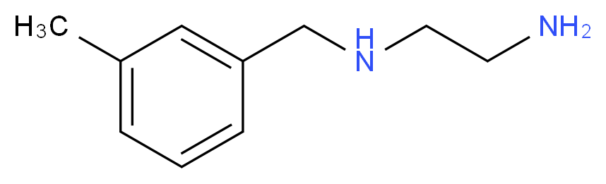 N-(3-Methylbenzyl)ethane-1,2-diamine_分子结构_CAS_953072-18-9)