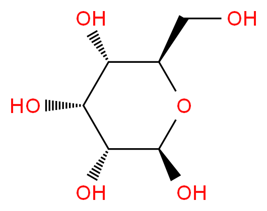 (2R,3R,4R,5S,6R)-6-(hydroxymethyl)oxane-2,3,4,5-tetrol_分子结构_CAS_2595-97-3