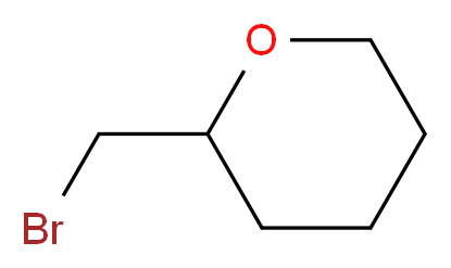 2-(bromomethyl)oxane_分子结构_CAS_34723-82-5