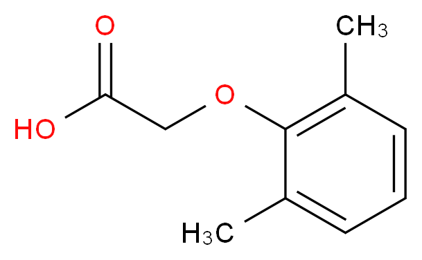 (2,6-DIMETHYL-PHENOXY)-ACETIC ACID_分子结构_CAS_13335-71-2)