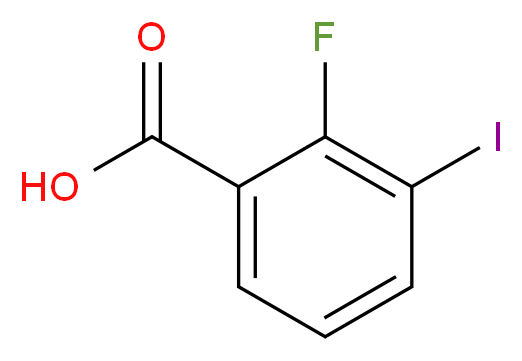 2-fluoro-3-iodobenzoic acid_分子结构_CAS_447464-03-1