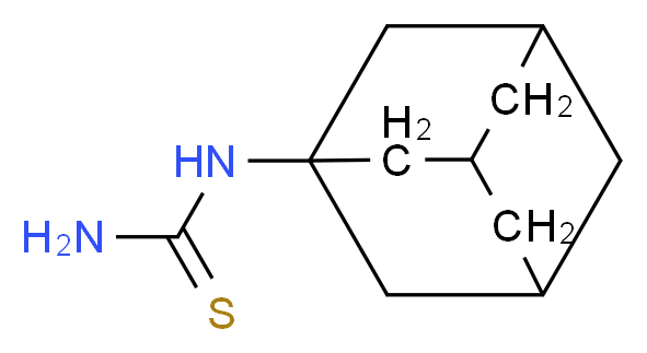 (adamantan-1-yl)thiourea_分子结构_CAS_25444-82-0