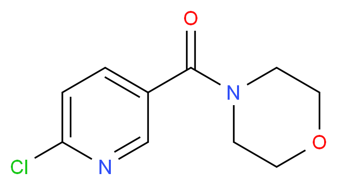 4-(6-chloropyridine-3-carbonyl)morpholine_分子结构_CAS_64614-49-9