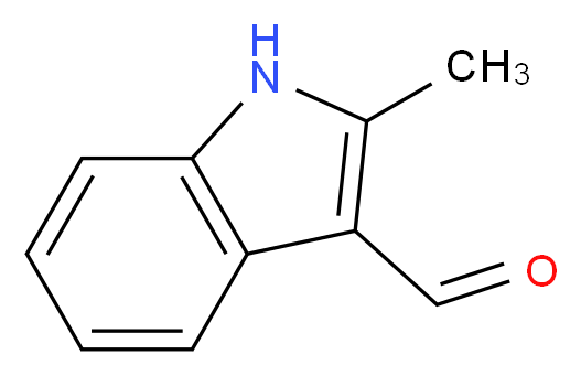 2-Methyl-1H-indole-3-carboxaldehyde_分子结构_CAS_5416-80-8)