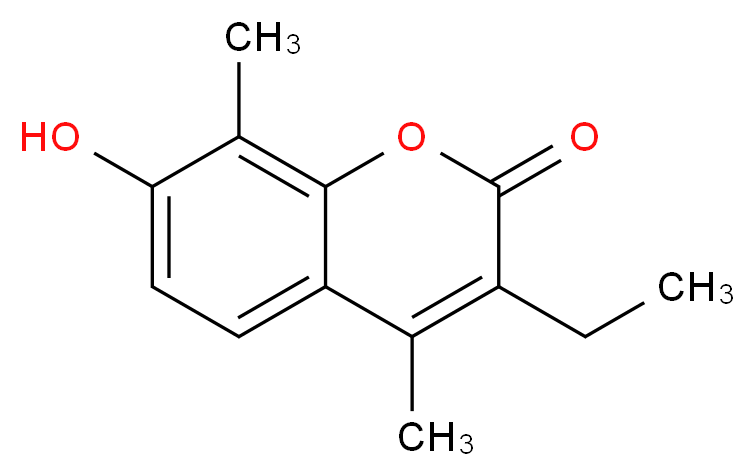 3-Ethyl-7-hydroxy-4,8-dimethyl-2H-chromen-2-one_分子结构_CAS_31575-15-2)