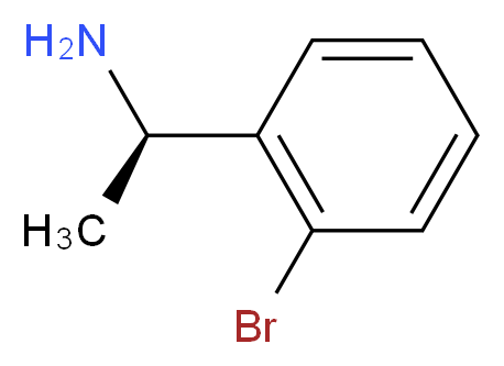 (R)-1-(2-Bromo-phenyl)-ethylamine_分子结构_CAS_113974-24-6)