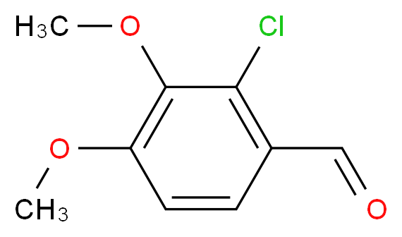 2-Chloro-3,4-dimethoxybenzaldehyde_分子结构_CAS_5417-17-4)