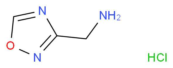 1,2,4-oxadiazol-3-ylmethanamine hydrochloride_分子结构_CAS_)