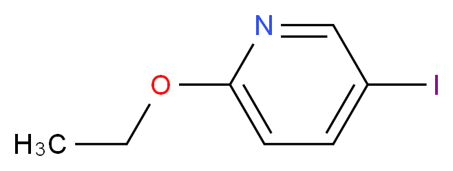 2-乙氧基-5-碘吡啶_分子结构_CAS_902837-52-9)
