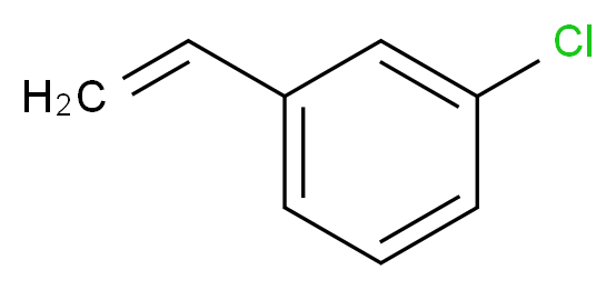 1-chloro-3-ethenylbenzene_分子结构_CAS_2039-85-2